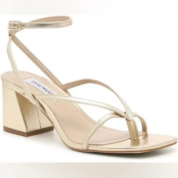 Steve Madden | Metallic Gold “Alaina”Heels - Picture 4 of 9